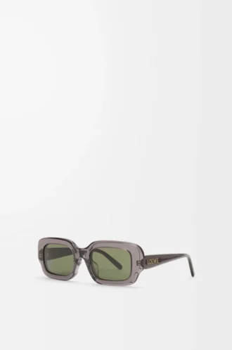 Occhiali da sole rettangolari slim grigi Occhiali da sole rettangolari slim grigi