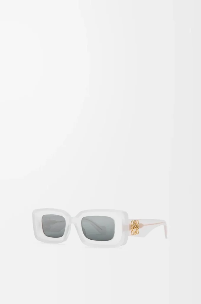 Occhiali da sole rettangolari White
