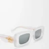Occhiali da sole rettangolari White