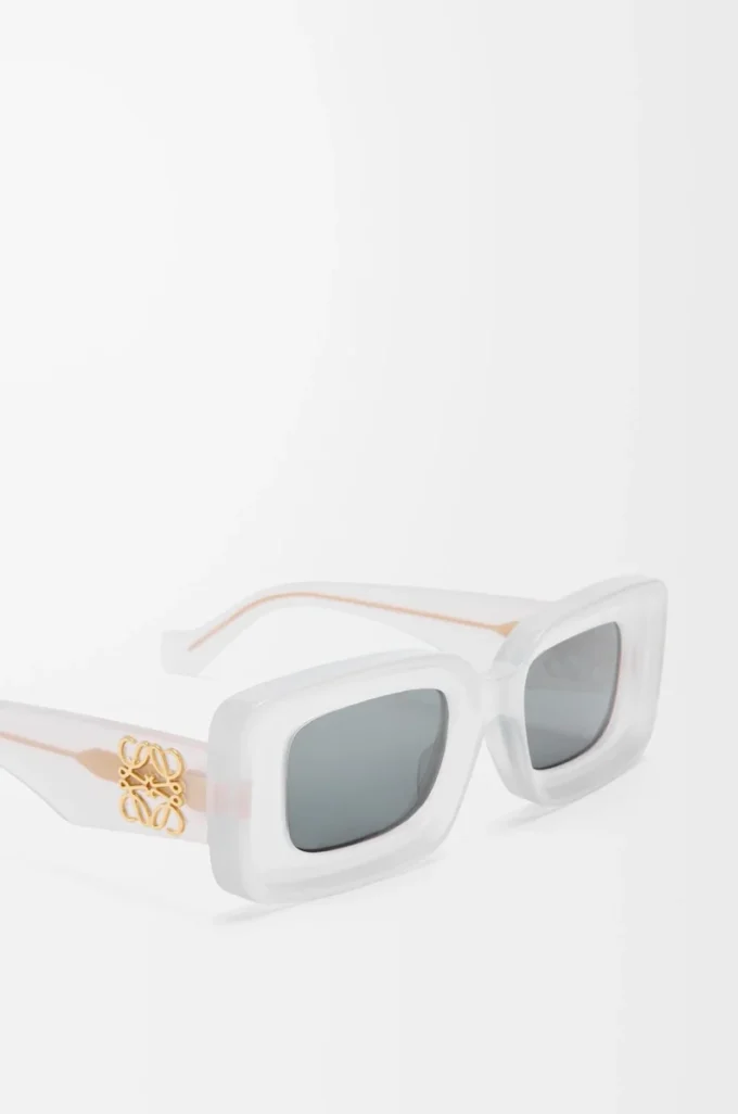 Occhiali da sole rettangolari White