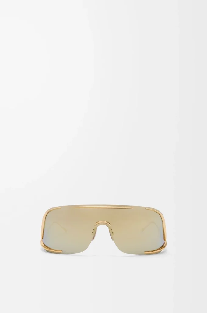 Occhiali da sole Shield Mask Oro Occhiali da sole Shield Mask Oro