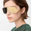Occhiali da sole Shield Mask Oro Occhiali da sole Shield Mask Oro