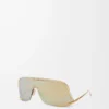 Occhiali da sole Shield Mask Oro Occhiali da sole Shield Mask Oro