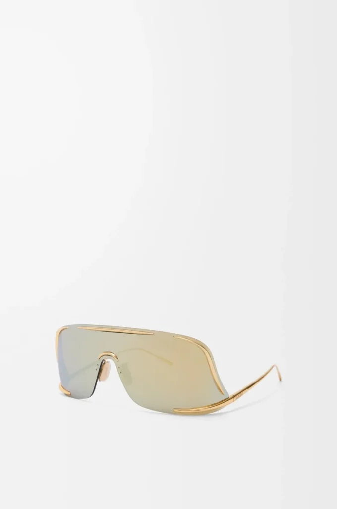 Occhiali da sole Shield Mask Oro Occhiali da sole Shield Mask Oro