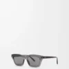 Occhiali da sole Sigma Slim Grigio trasparente/Nero