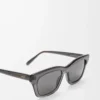 Occhiali da sole Sigma Slim Grigio trasparente/Nero