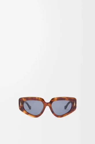 Occhiali da sole Small Butterfly Screen Havana fiammato