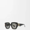 Occhiali da sole Square Screen Black Occhiali da sole Square Screen Black