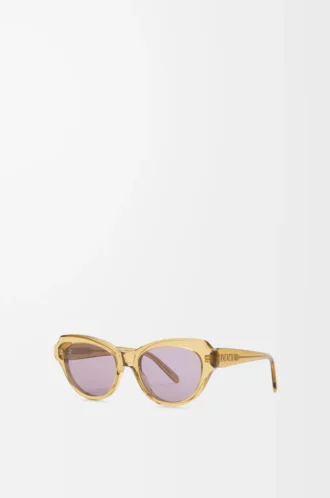 Occhiali da sole Swan Slim trasparenti oliva