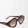 Occhiali da sole Triangle Slim Havana Occhiali da sole Triangle Slim Havana