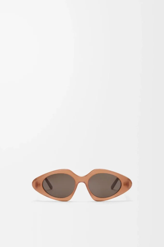 Occhiali da sole Triangle Slim Milky Caramel Occhiali da sole Triangle Slim Milky Caramel