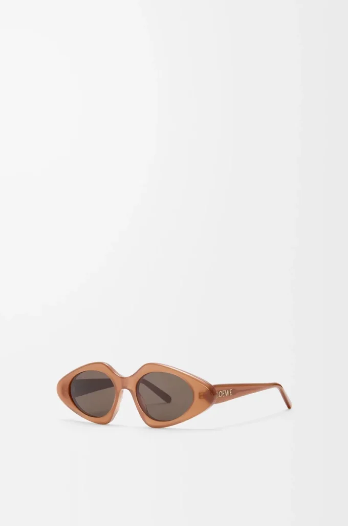 Occhiali da sole Triangle Slim Milky Caramel Occhiali da sole Triangle Slim Milky Caramel