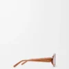 Occhiali da sole Triangle Slim Milky Caramel Occhiali da sole Triangle Slim Milky Caramel