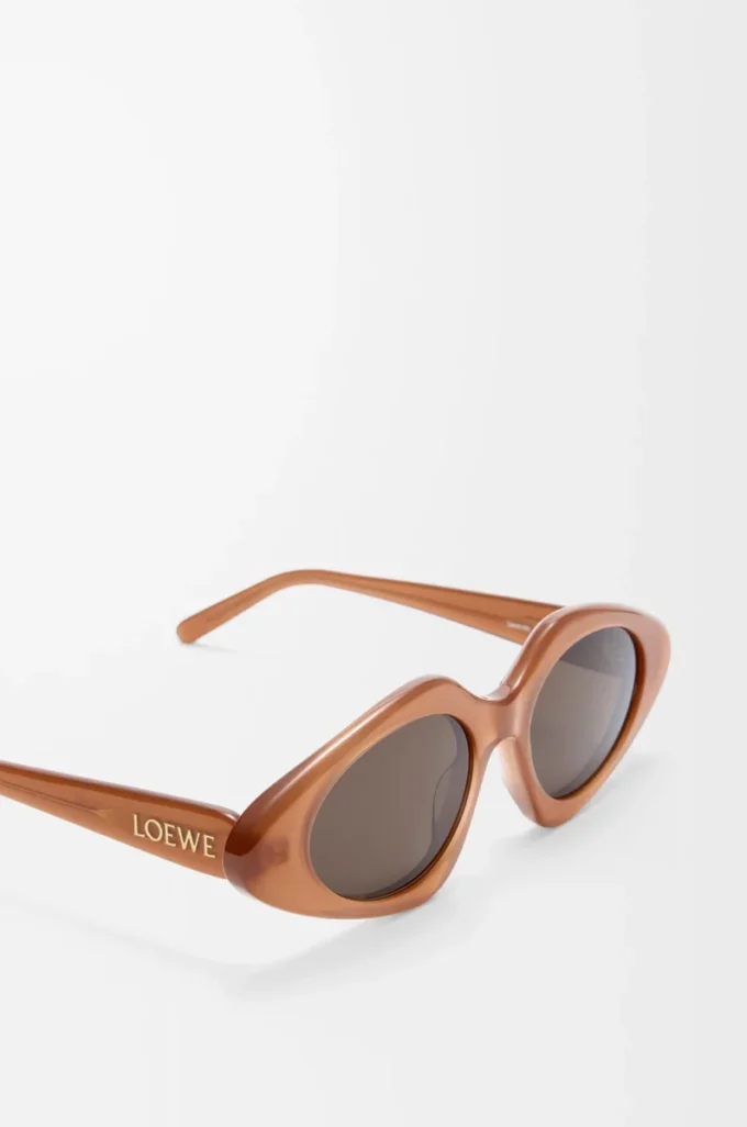 Occhiali da sole Triangle Slim Milky Caramel Occhiali da sole Triangle Slim Milky Caramel