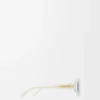 Occhiali da sole Triangle Slim Milky Ivory Occhiali da sole Triangle Slim Milky Ivory