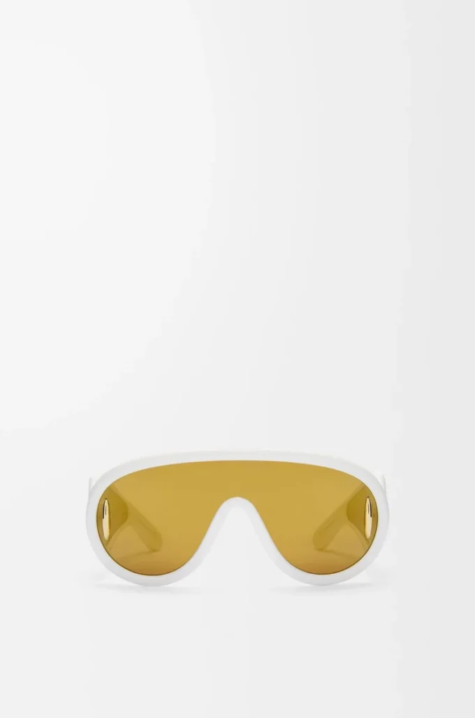 Occhiali da sole Wave Mask Ivory Occhiali da sole Wave Mask Ivory