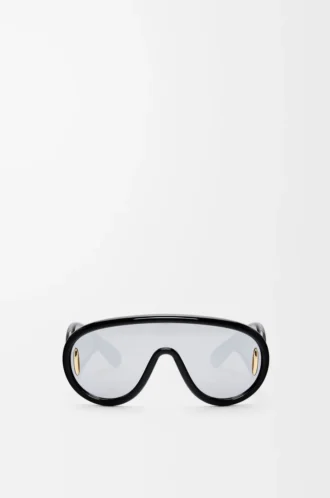 Occhiali da sole Wave Mask neri