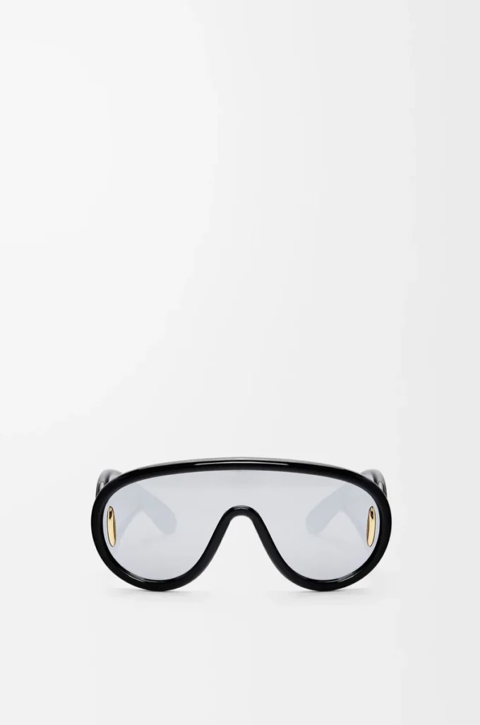 Occhiali da sole Wave Mask neri Occhiali da sole Wave Mask neri