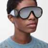Occhiali da sole Wave Mask neri Occhiali da sole Wave Mask neri