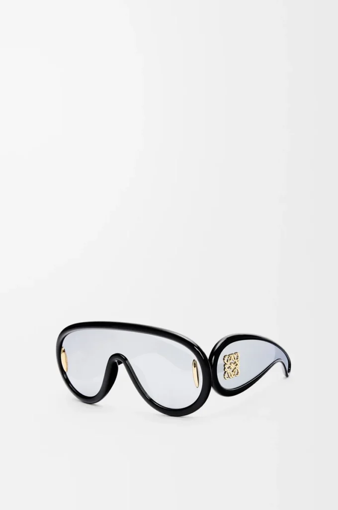 Occhiali da sole Wave Mask neri Occhiali da sole Wave Mask neri
