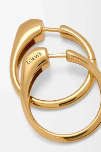 Orecchini a staffa in argento sterling Oro