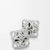Orecchini Anagram Bombé in argento sterling Argento Orecchini Anagram Bombé in argento sterling Argento