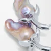 Orecchini Strawberry in argento sterling e perla Argento/Rosso Orecchini Strawberry in argento sterling e perla Argento/Rosso