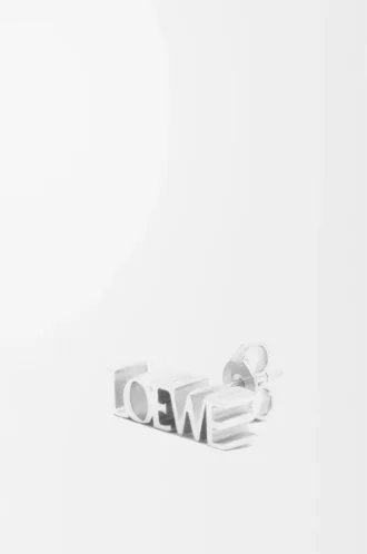 Orecchino singolo LOEWE Graphic in argento sterling Argento