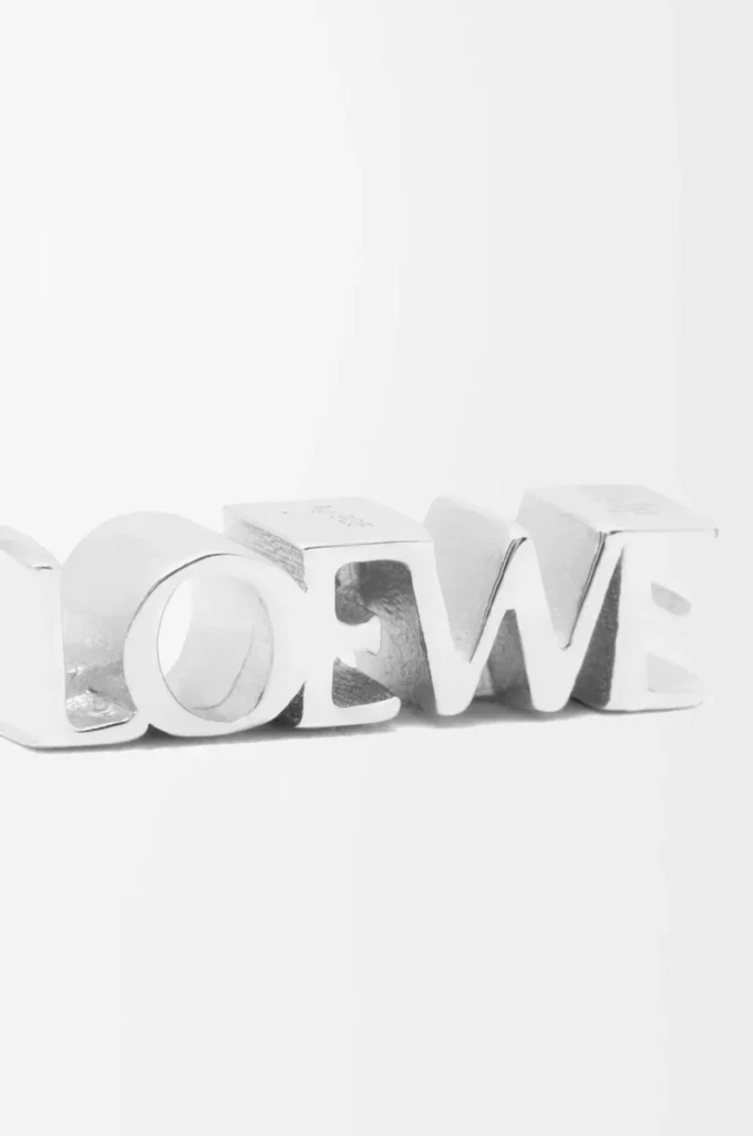 Orecchino singolo LOEWE Graphic in argento sterling Argento Orecchino singolo LOEWE Graphic in argento sterling Argento
