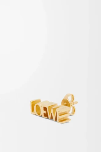 Orecchino singolo LOEWE Graphic in argento sterling Oro