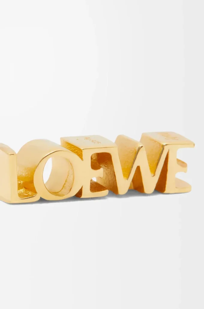 Orecchino singolo LOEWE Graphic in argento sterling Oro