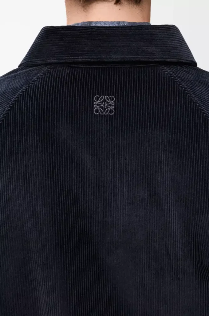 Overshirt ibrida in cotone e lana Blu navy scuro/Navy Overshirt ibrida in cotone e lana Blu navy scuro/Navy