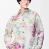 Overshirt in denim Bianco/Rosa