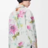 Overshirt in denim Bianco/Rosa