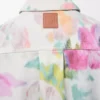 Overshirt in denim Bianco/Rosa