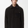 Overshirt in shearling Marrone scuro/Marrone scuro Overshirt in shearling Marrone scuro/Marrone scuro