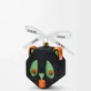 Pallina Futurist Cat in vetro soffiato Nero/Verde Pallina Futurist Cat in vetro soffiato Nero/Verde