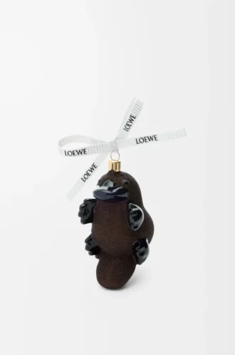 Pallina in vetro soffiato Chocolate/Black