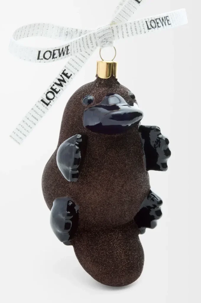 Pallina in vetro soffiato Chocolate/Black Pallina in vetro soffiato Chocolate/Black