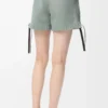 Pantaloncini da lavoro in denim verde kaki