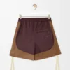 Pantaloncini in tessuto tecnico Marrone Pantaloncini in tessuto tecnico Marrone