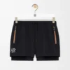 Pantaloncini tecnici in tessuto tecnico nero Pantaloncini tecnici in tessuto tecnico nero