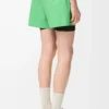 Pantaloncini tecnici in tessuto tecnico verde Pantaloncini tecnici in tessuto tecnico verde