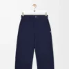 Pantaloni da carpentiere in cotone blu navy Pantaloni da carpentiere in cotone blu navy