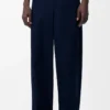 Pantaloni da carpentiere in cotone blu navy Pantaloni da carpentiere in cotone blu navy