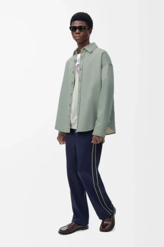 Pantaloni da tuta in jersey tecnico blu navy scuro Pantaloni da tuta in jersey tecnico blu navy scuro