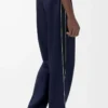 Pantaloni da tuta in jersey tecnico blu navy scuro
