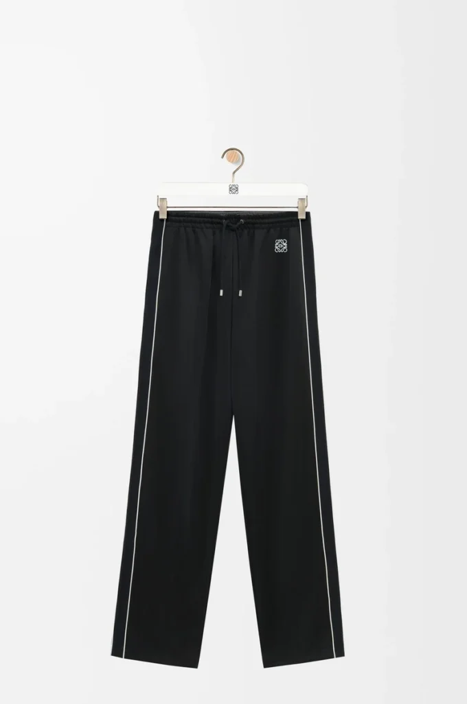 Pantaloni da tuta in jersey tecnico nero