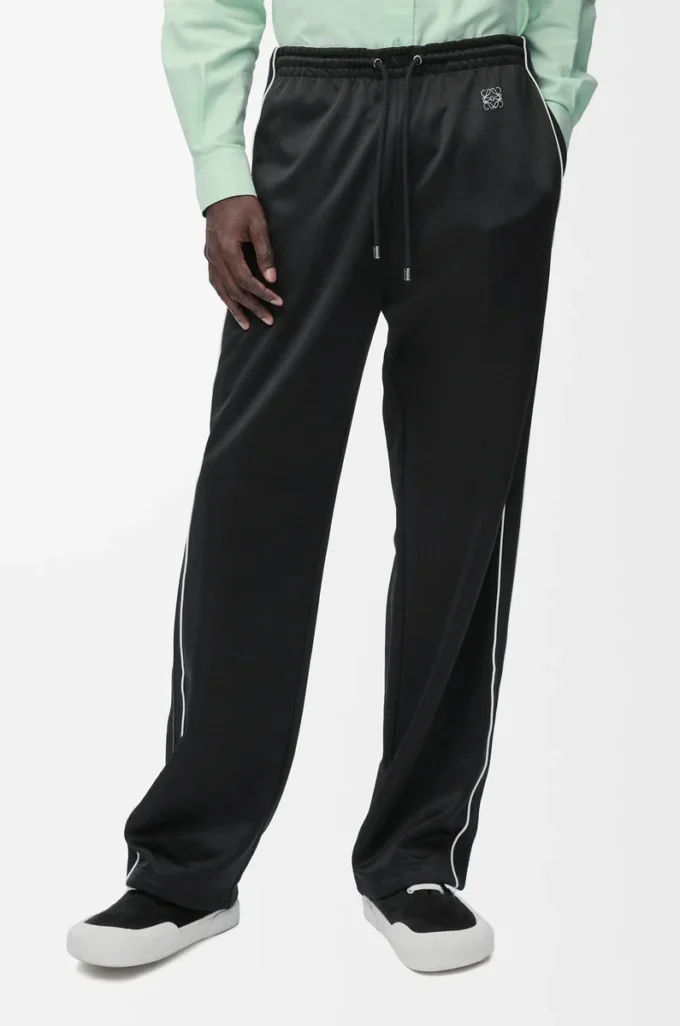 Pantaloni da tuta in jersey tecnico nero