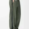 Pantaloni da tuta in jersey tecnico Verde cachi Pantaloni da tuta in jersey tecnico Verde cachi